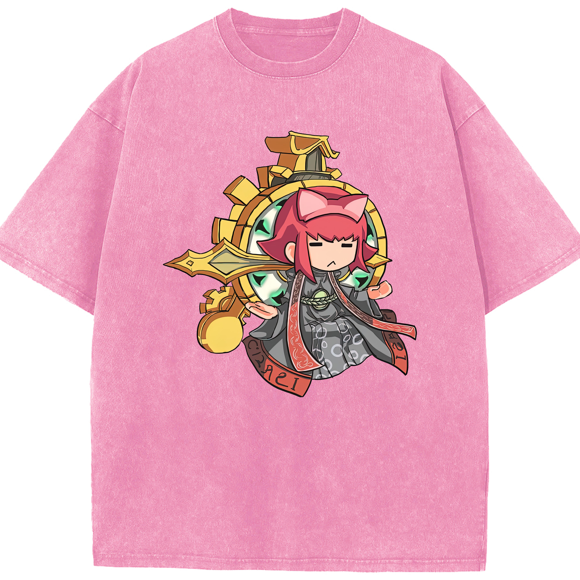 リーグ・オブ・レジェンド League of Legends LOL 綿100% ヴィンテージ風 半袖Tシャツ（フロントプリント）